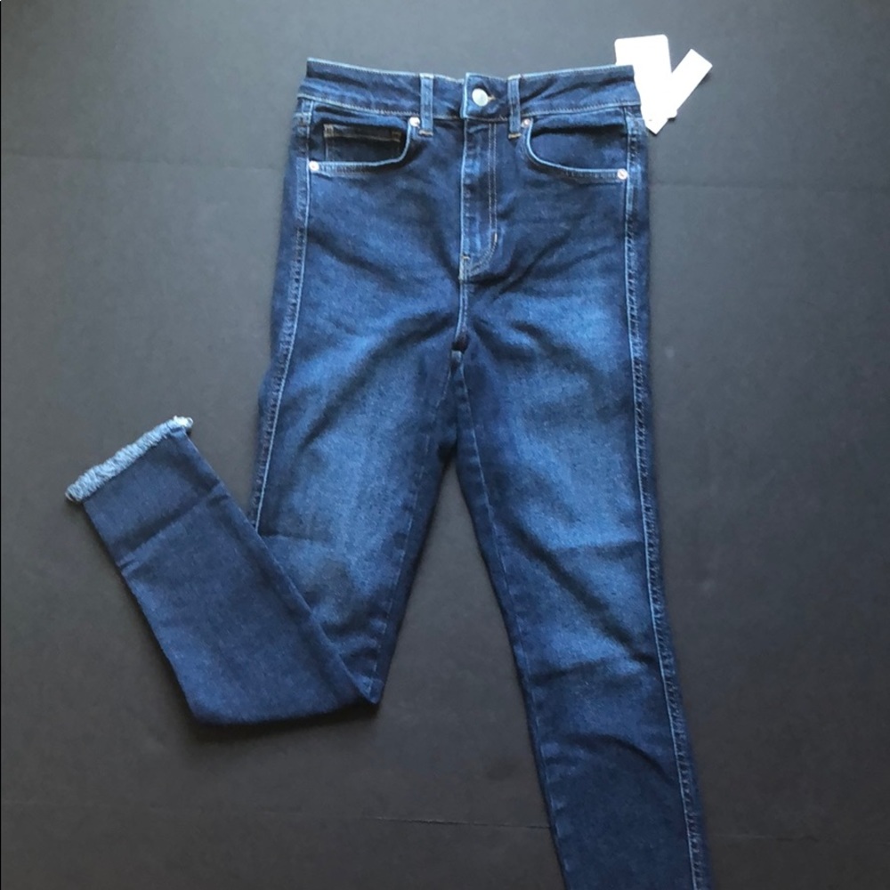 FREE PEOPLE Raw High-Rise Jegging